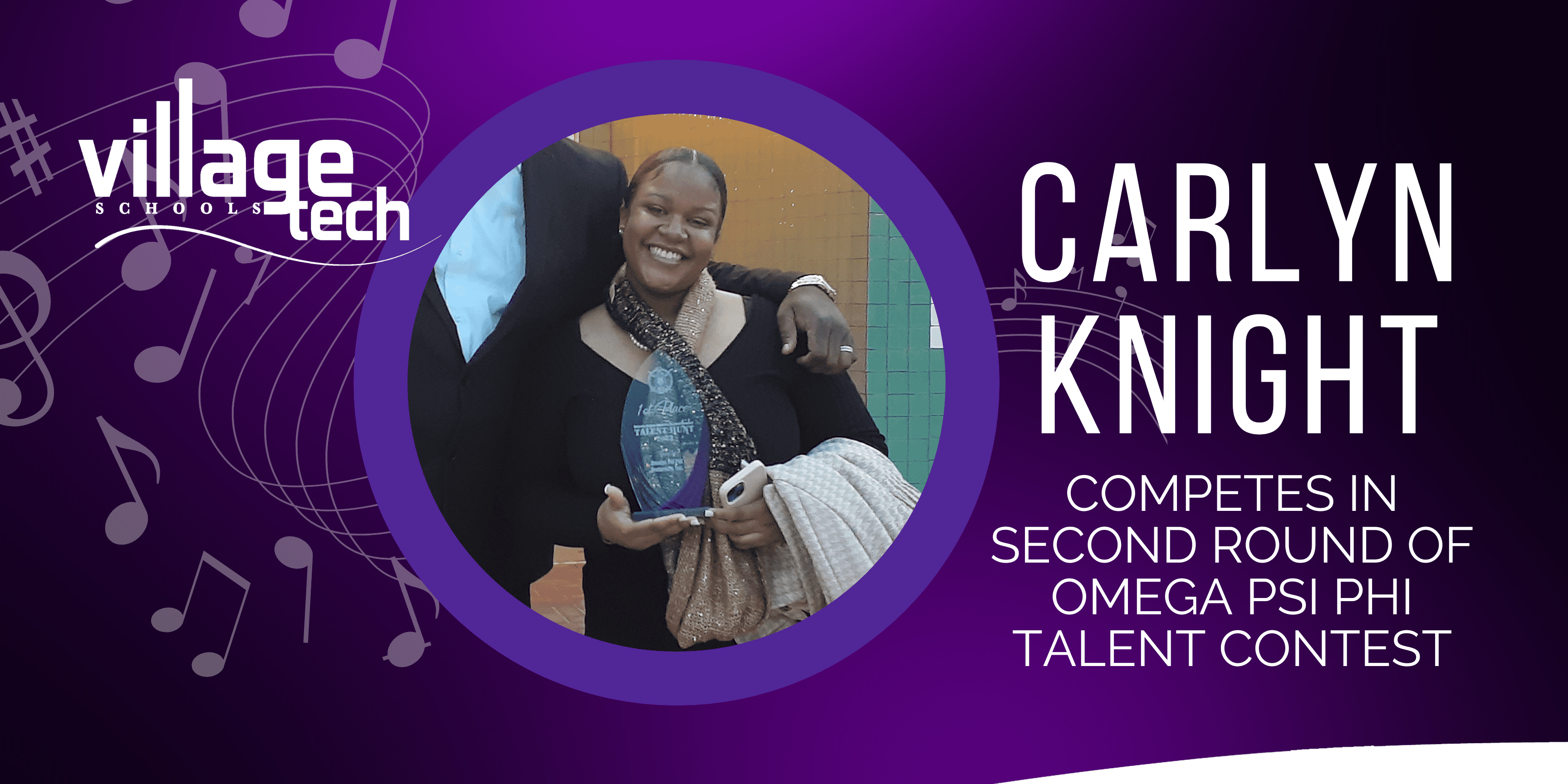 Carlyn Knight Competes in Round 2 of Omega Psi Phi Talent Hunt
